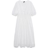 Vmyusra - Lange Jurk - Gebloemd - V-Hals - Regular Fit