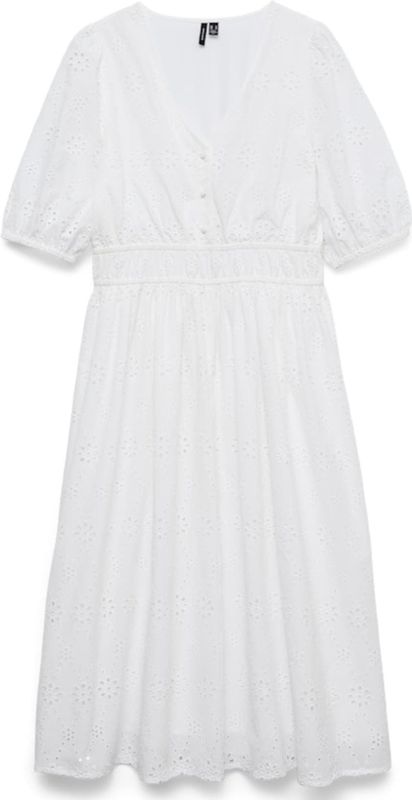 Vmyusra - Lange Jurk - Gebloemd - V-Hals - Regular Fit