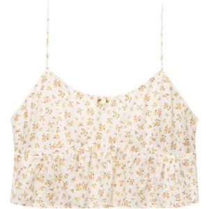 Pull&Bear Top  oranje / rosa / wit