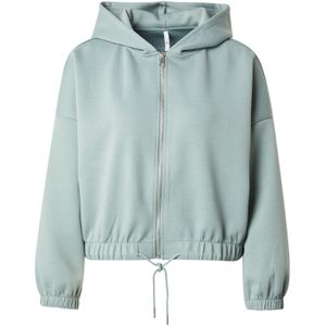 Hailys Sweatvest 'Li44lly'  mintgroen