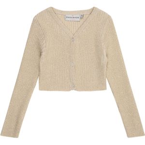 Danamade Gebreid vest  goud