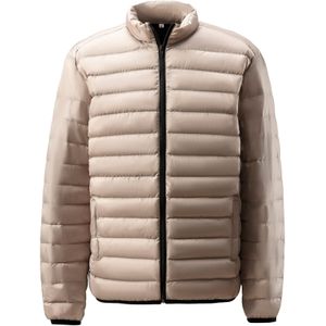 H.I.S - Gewatteerde Jas - Zand - Licht en Goed Op Te Bergen