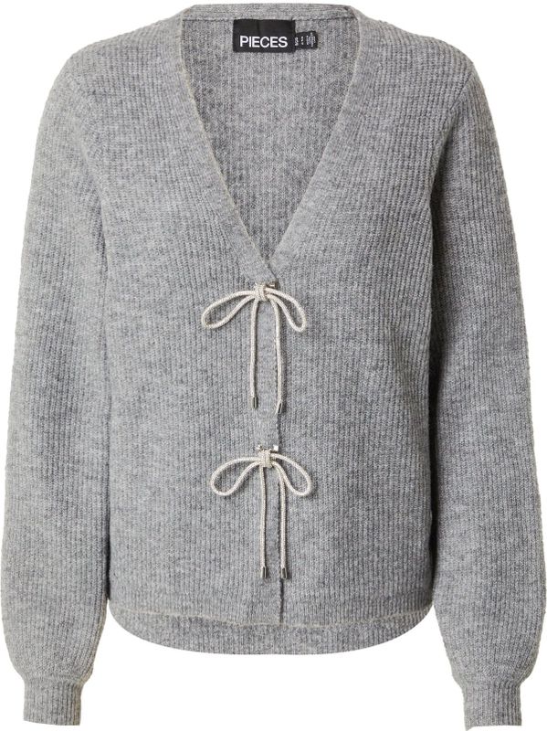 Pcanna - Strik Gebreid Vest - V-hals - Lange Mouwen - Regular Fit