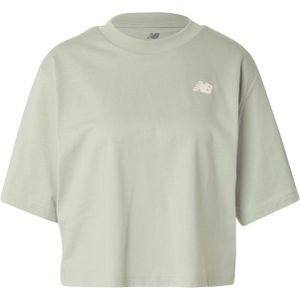 New Balance - Shirt - Beige - Jersey - Halve Mouw