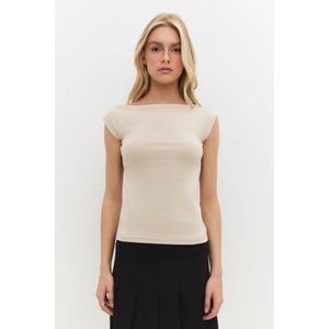 No Matter What Blouse  lichtbeige