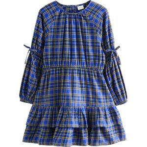 Next Jurk 'Check'  blauw / geel / rosa / zwart