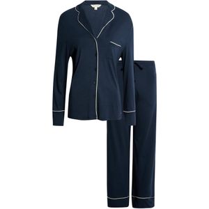 Marks & Spencer Pyjama  navy / wit