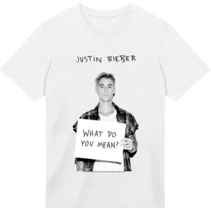 F4NT4STIC Shirt ' Justin Bieber Iconic'  offwhite