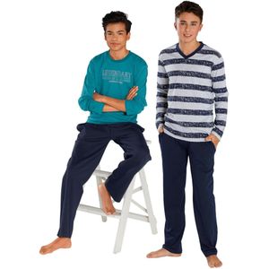 LE JOGGER Set  nachtblauw / petrol / wit