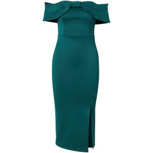 Lipsy - Off Shoulder-jurk - Cocktailjurk - Met Loopsplit