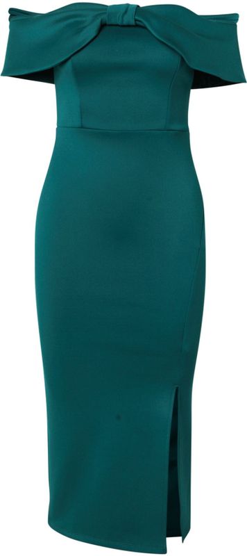 Lipsy - Avondjurk - Groen - Strapless - 3/4 Lengte