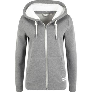 Oxmo Sweatvest 'Binja'  grijs gemêleerd