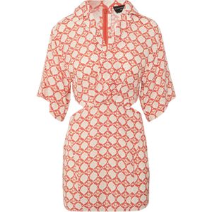 Dorothy Perkins Petite Jurk  oranje / pasteloranje / wit