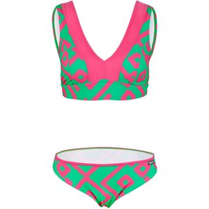 BECO the world of aquasports Bikini 'Inka Graphic'  groen / pink