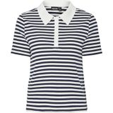 Pcdonna - Rib Polo Top - Katoen - Nauwsluitend