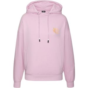 Buffalo - Capuchontrui - Pink - Met Contrasterend Stiksel en Zijzakken