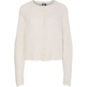 PIECES Gebreid vest 'PCRath'  crème
