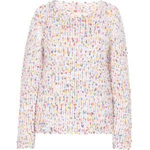 IZIA Trui  gemengde kleuren / wit
