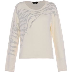 faina Trui  zilver / wolwit