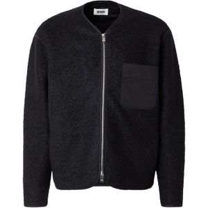 DRYKORN Fleece jas 'JOHNAN 10'  zwart