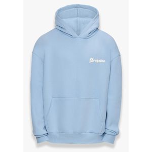 Dropsize Sweatshirt 'Sky is the Limit'  lichtblauw / wit