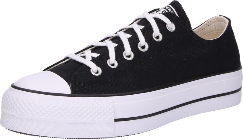 Converse Chuck Taylor All Star Platform Canvas voor Vrouwen in Black/White, Maat EU 42