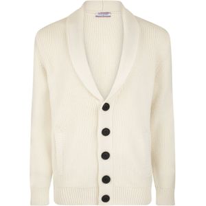 Felix Hardy Gebreid vest  ecru