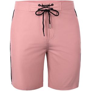 YEAZ Sportzwembroek 'Davey'  oudroze / zwart / wit