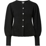 PIECES Gebreid vest 'PCAnnie'  zwart