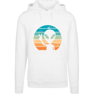 F4NT4STIC Sweatshirt 'Alien Piece Sonnenuntergang'  wit