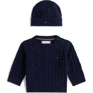 TOMMY HILFIGER Trui  navy / rood / wit
