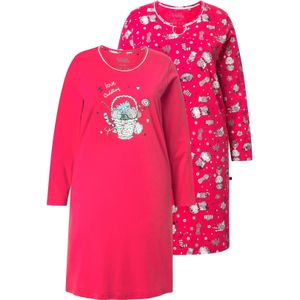 Ulla Popken Nachthemd  magenta