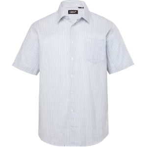 Men Plus Overhemd  pastelblauw / wit