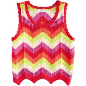 Next Trui  groen / lila / oranje / rood / wit