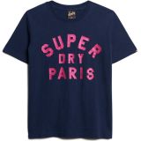 Superdry - Glitter Logo Relaxed T-shirt - Korte Mouwen