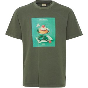 !Solid Shirt 'Nong'  turquoise / donkergroen / rood / wit