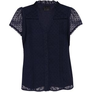 DreiMaster Klassik Blouse 'Classic Look'  marine