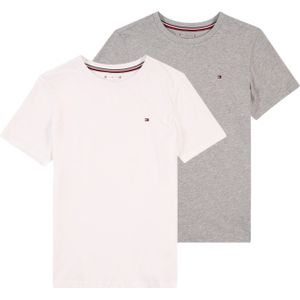 Tommy Hilfiger - Onderhemd - Grijs Gemêleerd/Wit - 2 Pack
