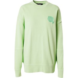 Karl Lagerfeld Sweatshirt 'IKONIK 2.0'  groen / lichtgroen