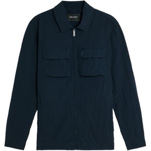 Lyle & Scott - Geventileerd Overhemd - Donker Mnavy