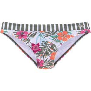 VENICE BEACH Bikinibroek 'Summer'  olijfgroen / sering / donkerroze / wit