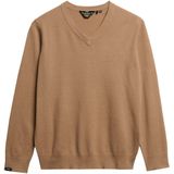 Superdry - W6110644A - Gebreide Trui - Bruin - Casual - Polyester