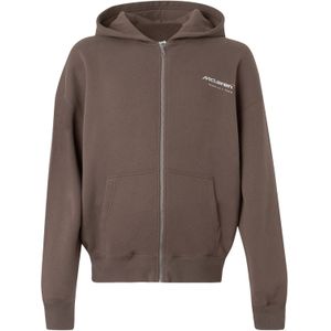 HOLLISTER Sweatvest 'MCLAREN'  bruin / oranje / zwart / wit