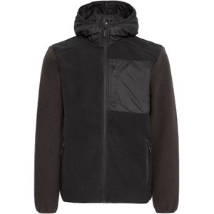 North Bend Fleece jas 'Matej'  zwart