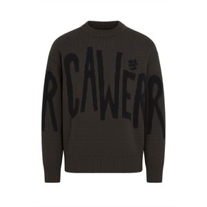 ROCAWEAR - Trui - Kaki/Zwart - Lange Mouw - Ronde Hals