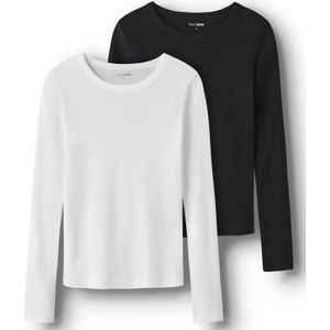 TWO SOON Shirt  zwart / wit