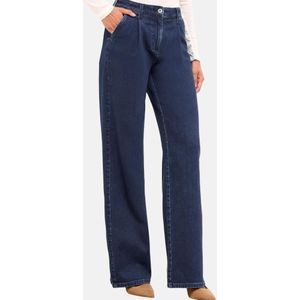 Lipsy Bandplooi jeans  donkerblauw