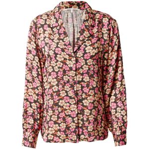 SECOND FEMALE Blouse 'Victory'  oranje / pink / zwart / wit