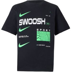 Nike Sportswear Shirt 'M90 SWOOSH'  lichtgroen / zwart / wit