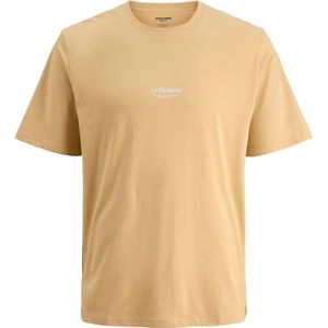 JACK & JONES Shirt  lichtgeel / wit